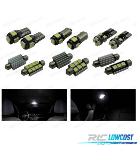 KIT COMPLETO 8 LAMPADAS LED INTERIOR BMW 1 SERIE F20 F21 HATCHBACK 114I 116I 118I 120D 125D 125I M135I XDRIVE 12-14