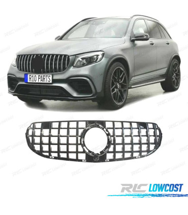 GRELHA FRONTAL MERCEDES CLASE GLC X253 C253 15-19 LOOK GT CROMADO