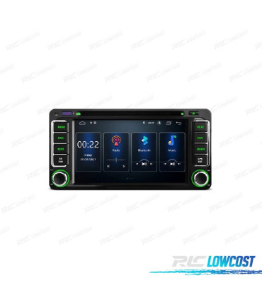 AUTO RÁDIO GPS ANDROID 10 PARA TOYOTA COROLLA RAV4 LAND CRUISER