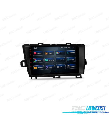 AUTO RADIO GPS ANDROID 10 PARA TOYOTA PRIUS 09-13