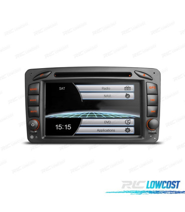 AUTO RADIO GPS PARA MERCEDES CLASSE A C CLK USB GPS TACTIL HD 7"