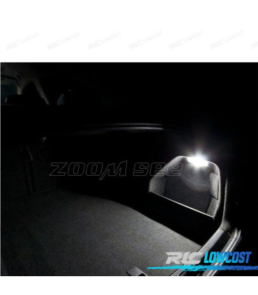 KIT COMPLETO 10 LAMPADAS LED INTERIOR PARA SEAT TOLEDO 3 MK3 5 P 5P2 05-09