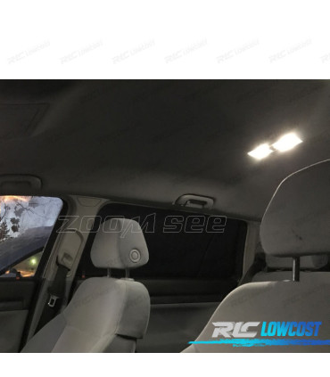 KIT COMPLETO 11 LAMPADAS LED INTERIOR PARA SKODA FABIA 3 MK3 MK III HATCHBACK 15-