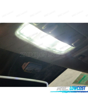 KIT COMPLETO 11 LAMPADAS LED INTERIOR PARA SKODA FABIA 3 MK3 MK III HATCHBACK 15-