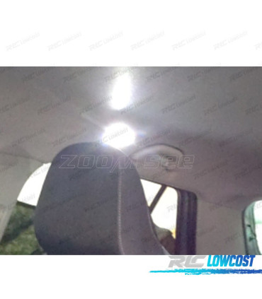 KIT COMPLETO 11 LAMPADAS LED INTERIOR PARA SKODA FABIA 3 MK3 MK III HATCHBACK 15-