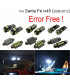 KIT COMPLETO 14 LAMPADAS LED INTERIOR PARA HYUNDAI SANTAFE SANTA FE IX45 06-12