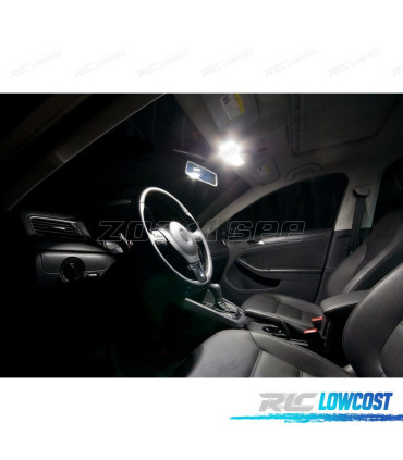 KIT COMPLETO 13 LAMPADAS LED INTERIOR PARA VOLKSWAGEN VW JETTA 6 MK6 MK VI SEDAN 11-18