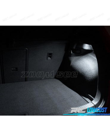 KIT COMPLETO 12 LAMPADAS LED INTERIOR PARA VOLKSWAGEN VW POLO MK5 POLO 6R 09-17