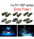 KIT COMPLETO 10 LAMPADAS LED INTERIOR PARA PORSCHE 911 SERIE 997 CARRERA 4S TURBO S 05-11