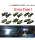 KIT COMPLETO 11 LAMPADAS LED INTERIOR PARA HYUNDAI SANTAFE SANTA FE IX45 13-16