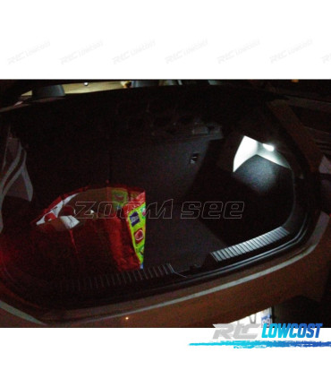 KIT COMPLETO LAMPADAS LED INTERIOR PARA SEAT LEON MK3 5F 5F1 5F5 5F8 13-18