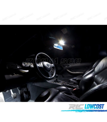 KIT 14 LAMPADAS LED INTERIOR PARA BMW SERIE 3 E46 SEDAN COUPE 323IS 325I 325XI 328I 330I 330XI 325CI 323CI 99-20