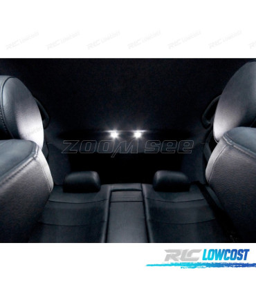 KIT COMPLETO 12 LAMPADAS LED INTERIOR PARA AUDI A4 B5 SEDAN 96-01