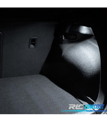 KIT COMPLETO DE 12 LAMPADAS LED INTERIOR PARA VOLKSWAGEN VW POLO MK4 SEDAN 9A4 03-10