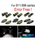 KIT COMPLETO 10 LAMPADAS LED INTERIOR PARA PORSCHE 911 996 CARRERA S TURBO 4S 98-05