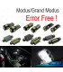 KIT COMPLETO 12 LAMPADAS LED INTERIOR PARA RENAULT MODUS GRAND MODUS 04-13