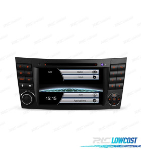 AUTO RADIO TIPO OEM 7" PARA MERCEDES CL. E W211 CLS W219 USB GPS TACTIL HD