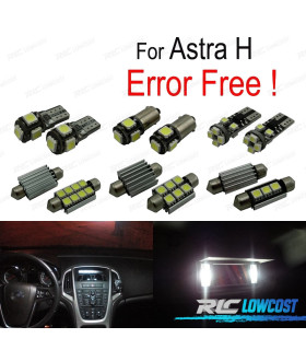 KIT COMPLETO 13 LAMPADAS LED INTERIOR PARA OPEL ASTRA H OPC GTC CARAVANA BERLINA ESTATE HATCHBACK 04-09