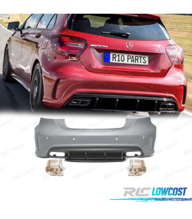 PARA-CHOQUES TRASEIRO MERCEDES W176 A45 12-18 LOOK AMG
