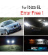 KIT COMPLETO 6 LAMPADAS LED INTERIOR PARA SEAT IBIZA IV MK4 6L 02-08