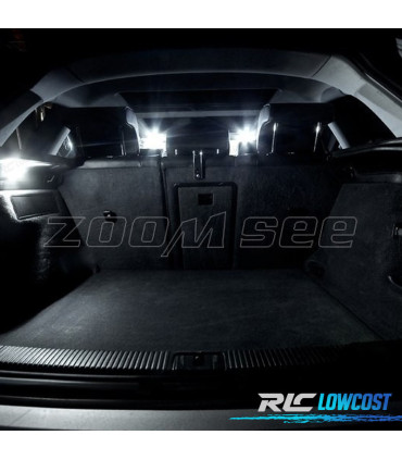 KIT COMPLETO 12 LAMPADAS LED INTERIOR PARA AUDI A3 S3 8 P 06-13