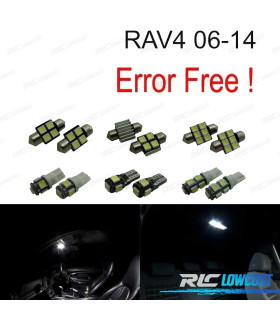 KIT COMPLETO 10 LAMPADAS LED INTERIOR PARA TOYOTA RAV4 06-14