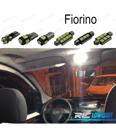 KIT COMPLETO 5 LAMPADAS LED INTERIOR PARA FIAT FIORINO 07-12