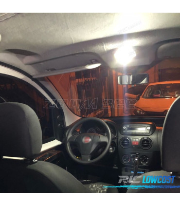 KIT COMPLETO 5 LAMPADAS LED INTERIOR PARA FIAT FIORINO 07-12