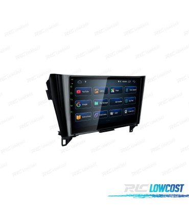 AUTO RADIO GPS ECRA TACTIL 10.1" PARA NISSAN QASHQAI X-TRAIL ANDROID 12