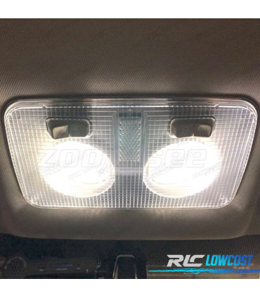 KIT COMPLETO 7 LAMPADAS LED INTERIOR PARA FIAT 500 07-17