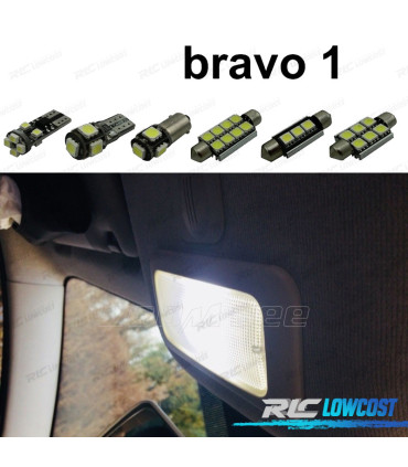 KIT COMPLETO 6 LAMPADAS LED PARA FIAT BRAVO 1 MK1 95-01