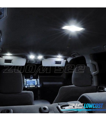 KIT COMPLETO 7 LAMPADAS LED INTERIOR PARA FIAT PALIO 178 02-11