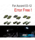 KIT COMPLETO 9 LAMPADAS LED INTERIOR PARA HONDA ACCORD 03-12
