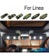 KIT COMPLETO 11 LAMPADAS LED INTERIOR PARA FIAT LINEA 07-14
