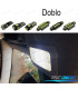 KIT COMPLETO 7 LAMPADAS LED INTERIOR PARA FIAT DOBLO 00-17