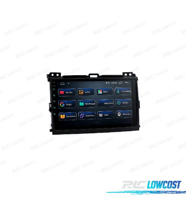 AUTO RADIO GPS ANDROID 12 PARA TOYOTA LAND CRUISER 02-09
