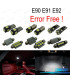KIT COMPLETO 10 LAMPADAS LED INTERIOR PARA BMW SERIE 3 E90 E91 E92 06-11