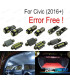 KIT COMPLETO 7 LAMPADAS LED INTERIOR PARA HONDA CIVIC 10TH GEN 16-