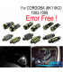 KIT COMPLETO 7 LAMPADAS LED INTERIOR PARA SEAT CORDOBA 6 K 1 6K2 93-99