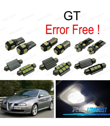 KIT COMPLETO 7 LAMPADAS LED INTERIOR PARA ALFA ROMEO GT 03-10