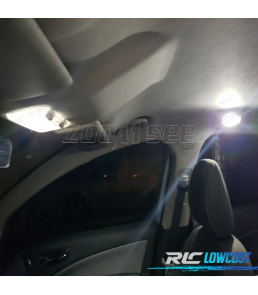 KIT COMPLETO 9 LAMPADAS LED INTERIOR PARA FIAT IDEA 03-12