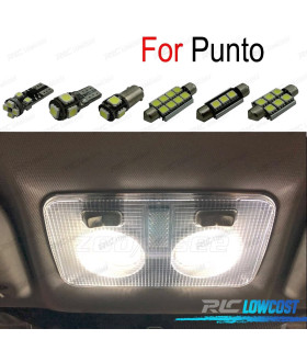 KIT COMPLETO LAMPADAS LED INTERIOR FIAT 188 199 00-17