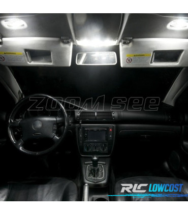 KIT COMPLETO DE 11 LAMPADAS LED INTERIOR PARA VOLKSWAGEN VW PASSAT B5 97-05