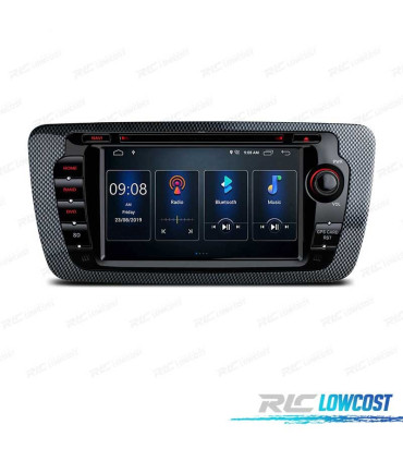 AUTO RADIO GPS LCD TÁCTIL 7" PARA SEAT IBIZA 6J ANDROID 11 Y CARPLAY