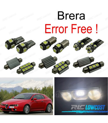 KIT COMPLETO 8 LAMPADAS LED INTERIOR PARA ALFA ROMEO BRERA 06-10
