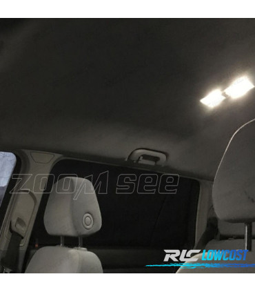 KIT COMPLETO 7 LAMPADAS LED INTERIOR PARA SEAT IBIZA 3 MK III 6 K 00-02