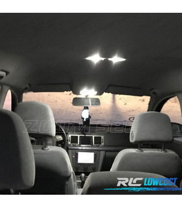 KIT COMPLETO 7 LAMPADAS LED INTERIOR PARA SEAT IBIZA 3 MK III 6 K 00-02
