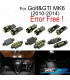 KIT COMPLETO DE 10 LAMPADAS LED INTERIOR PARA VOLKSWAGEN VW GOLF 6 MK6 MKVI GTI 10-14
