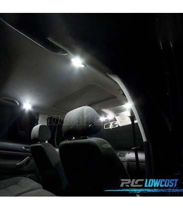 KIT COMPLETO 8 LAMPADAS LED INTERIOR LUZ DE LEITURA PARA SEAT IBIZA IV MK4 6L 02-08