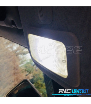 KIT COMPLETO 10 LAMPADAS LED INTERIOR PARA FIAT PUNTO EVO 09-12